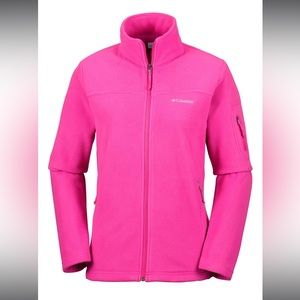 Columbia Fast Trek II Jacket in Hot Pink Size Large